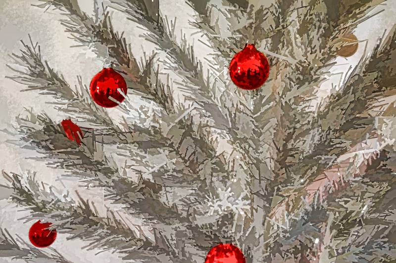 Featured of Old Fashioned Vintage Nostalgic Christmas Tree