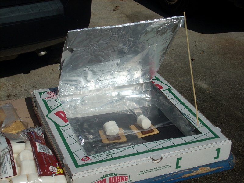 Featured of Kids Environmental DIY Make a Pizza-Box Solar Oven